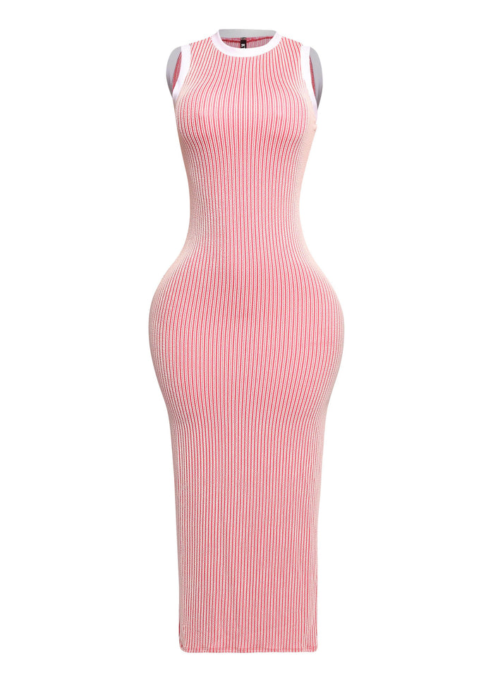 Sleeveless bodycon maxi dress - Muvin 