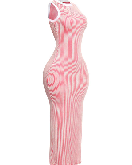 Sleeveless bodycon maxi dress - Muvin 