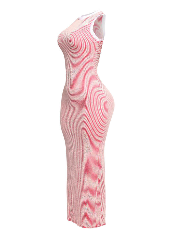 Sleeveless bodycon maxi dress - Muvin 