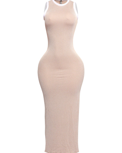 Sleeveless bodycon maxi dress - Muvin 