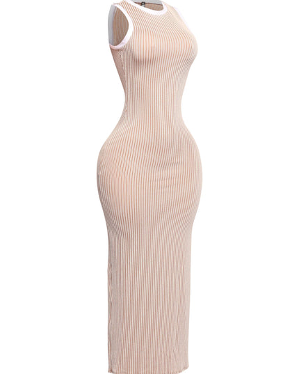 Sleeveless bodycon maxi dress - Muvin 