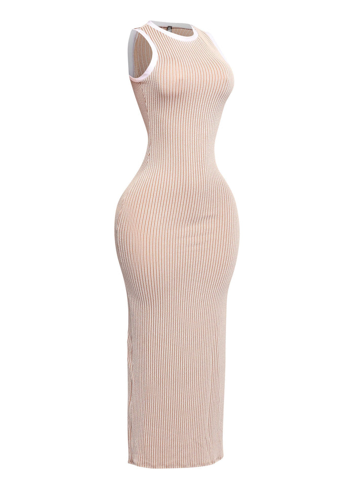 Sleeveless bodycon maxi dress - Muvin 