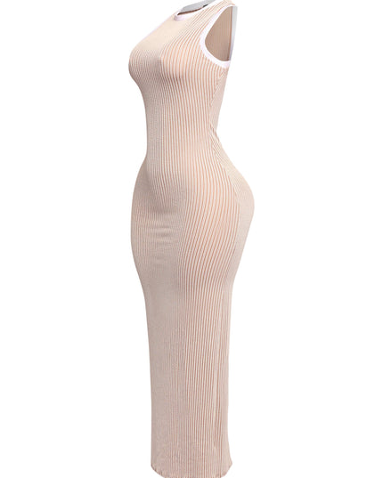 Sleeveless bodycon maxi dress - Muvin 
