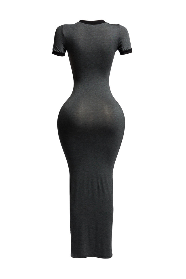 Ringer Tee maxi dress - Muvin 