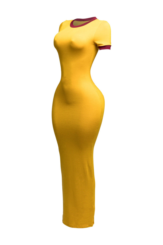 Ringer Tee maxi dress - Muvin 