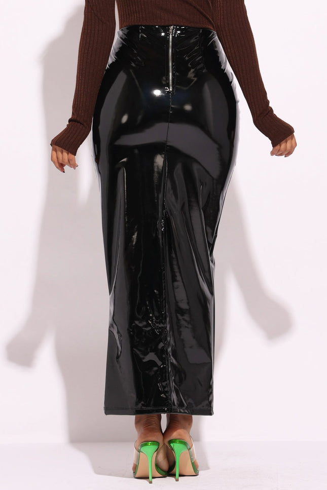 Latex maxi skirt - Muvin 