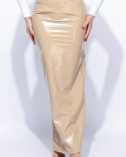 Latex maxi skirt - Muvin 