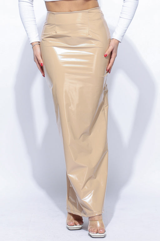 Latex maxi skirt - Muvin 
