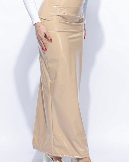Latex maxi skirt - Muvin 