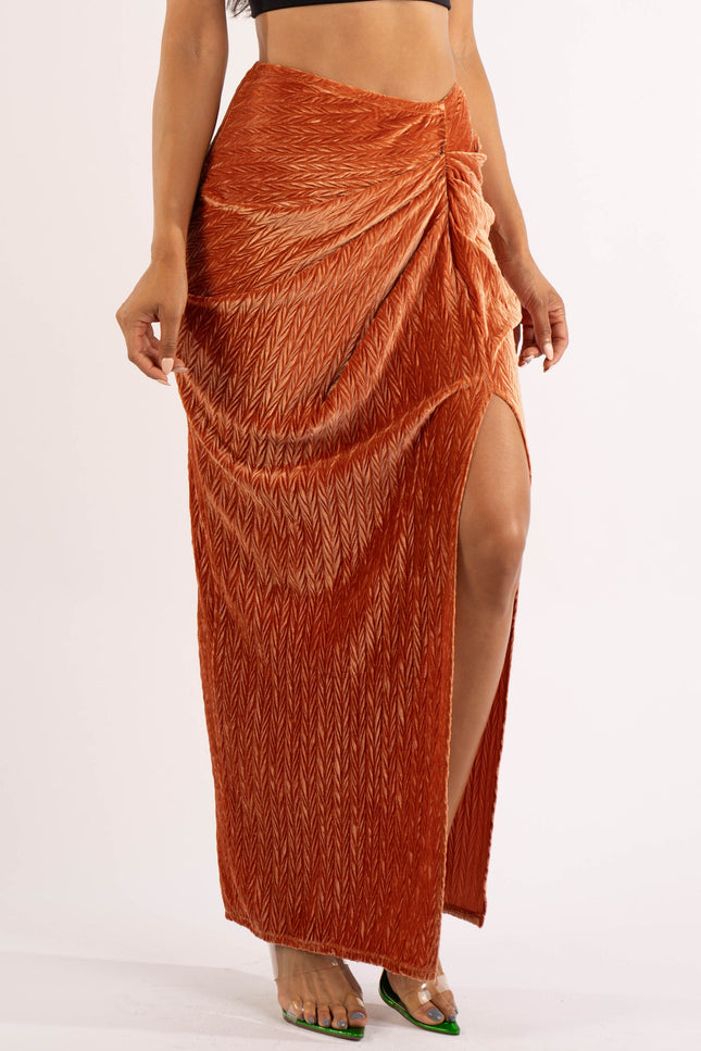 Maxi slit skirt - Muvin 