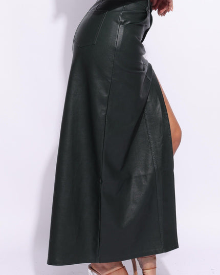 Thigh slit maxi skirt - Muvin 