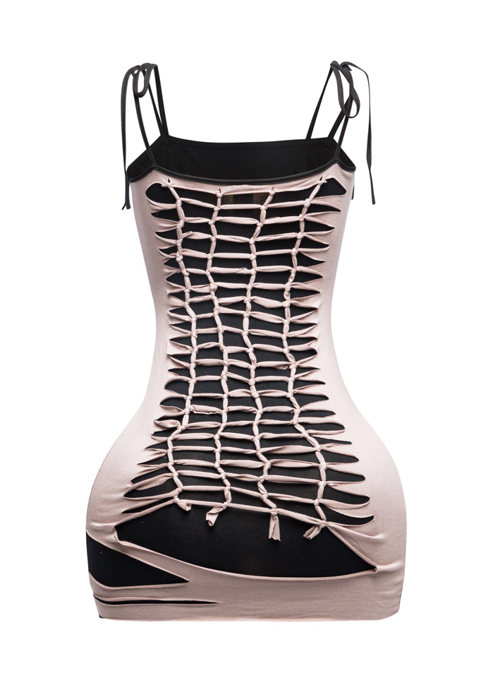 Cut out detailed dress - Muvin 