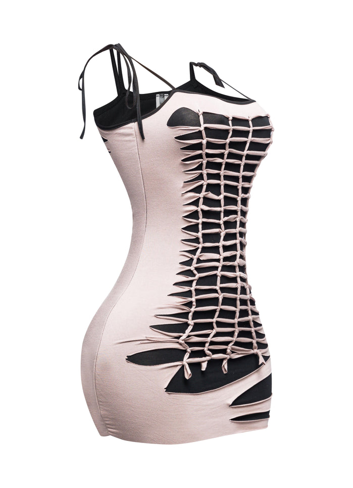 Cut out detailed dress - Muvin 