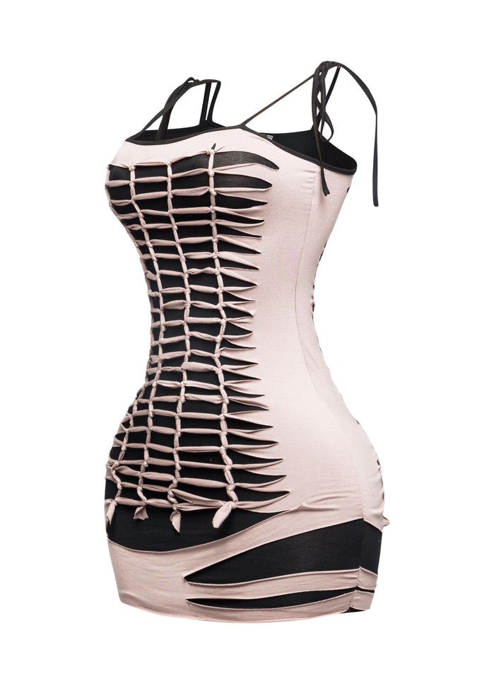 Cut out detailed dress - Muvin 