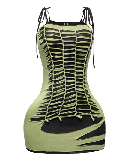 Cut out detailed dress - Muvin 