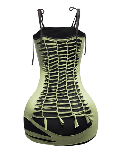 Cut out detailed dress - Muvin 