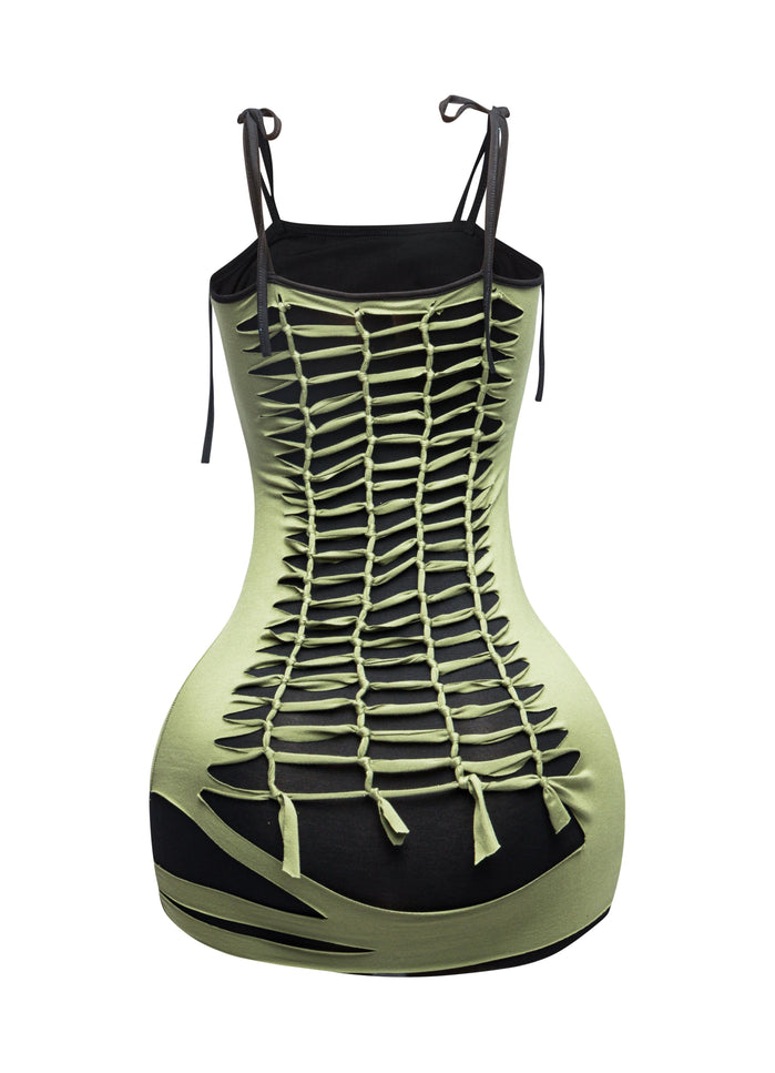 Cut out detailed dress - Muvin 