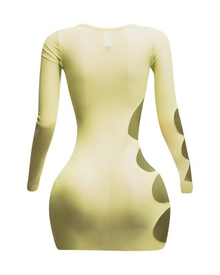 Mesh sheer dress - Muvin 