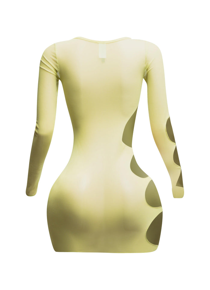 Mesh sheer dress - Muvin 