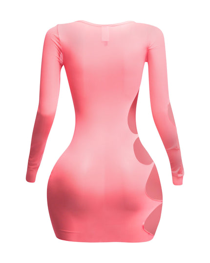 Mesh sheer dress - Muvin 