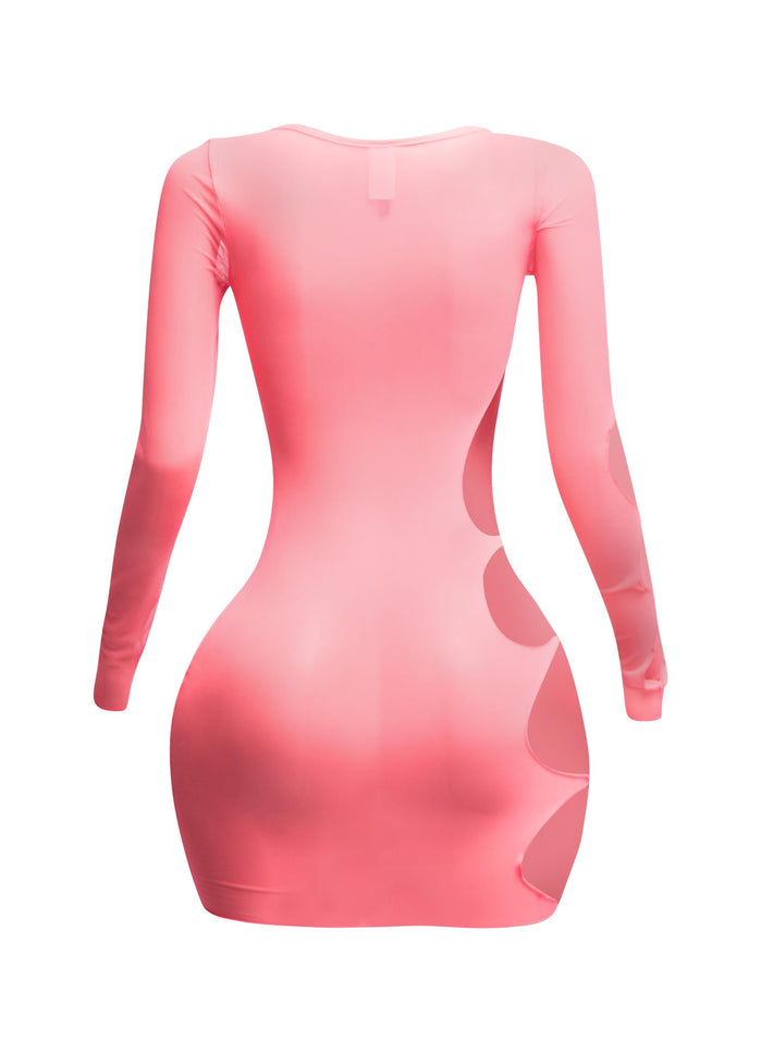 Mesh sheer dress - Muvin 