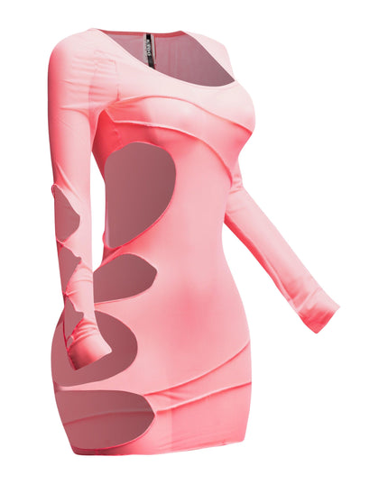 Mesh sheer dress - Muvin 
