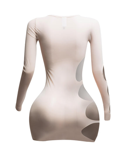 Mesh sheer dress - Muvin 