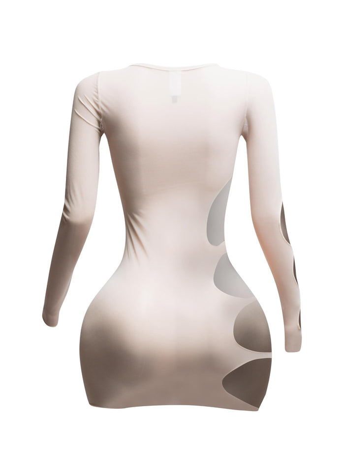 Mesh sheer dress - Muvin 