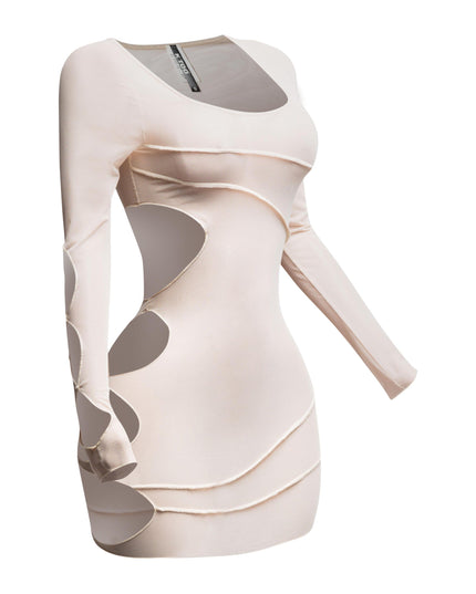 Mesh sheer dress - Muvin 