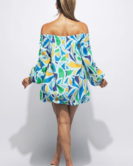 Off shoulder bubble dress - Muvin 