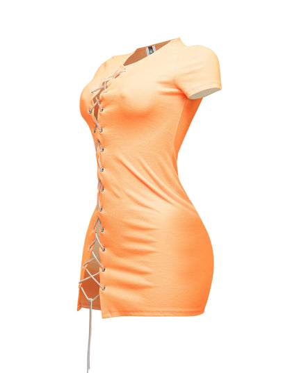Chained Mini Dress - Muvin 