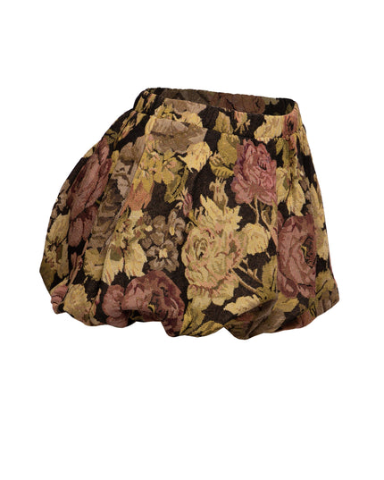 Floral bubble mini skirt - Muvin 