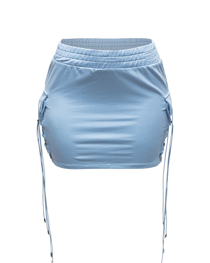 Lace up mini skirt - Muvin 