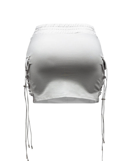 Lace up mini skirt - Muvin 