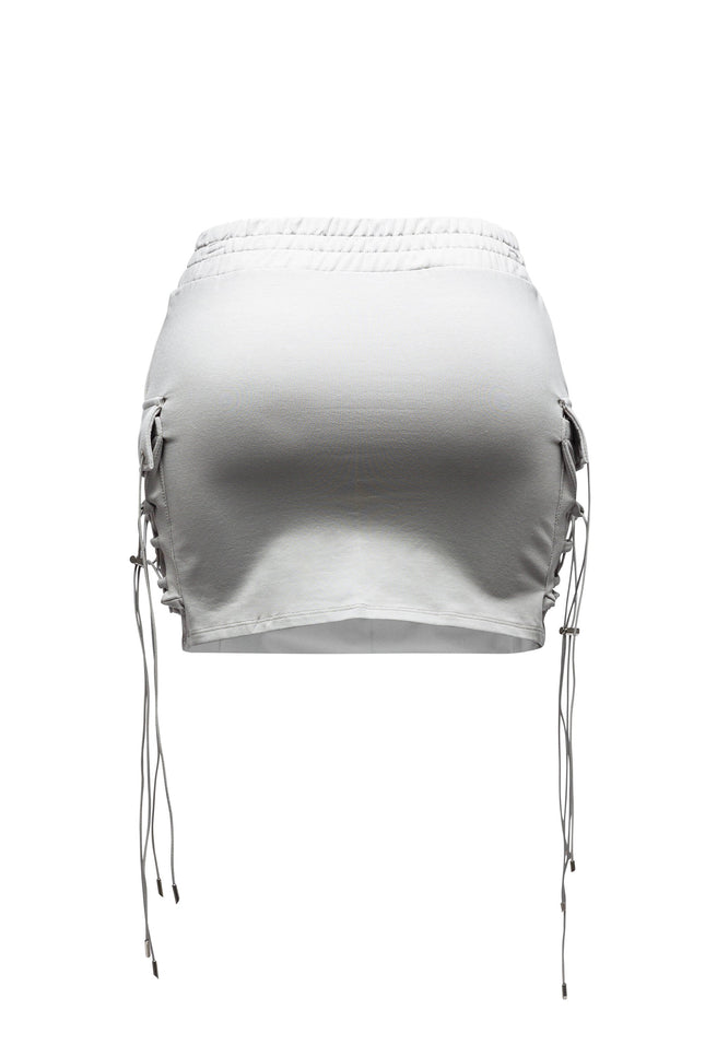 Lace up mini skirt - Muvin 
