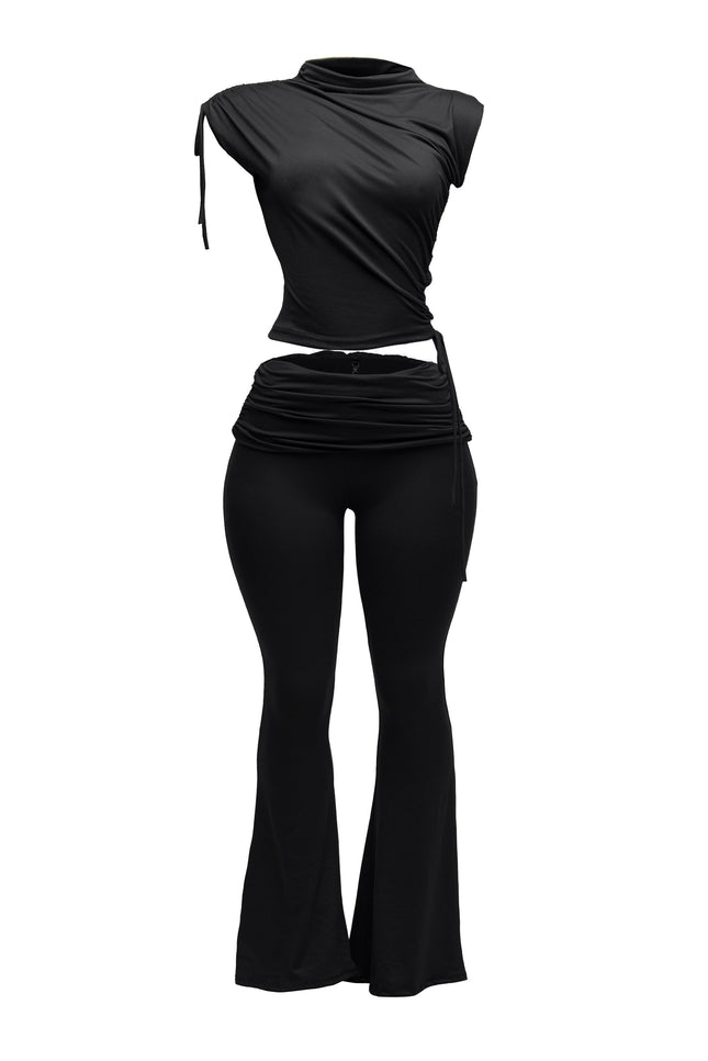 Mock Neck Top and Pant set - Muvin 