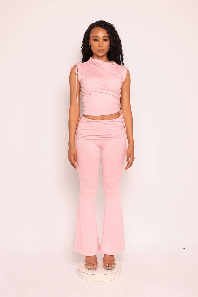 Mock Neck Top and Pant set - Muvin 