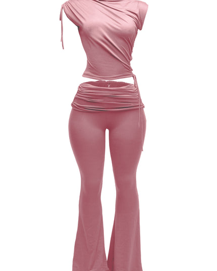 Mock Neck Top and Pant set - Muvin 