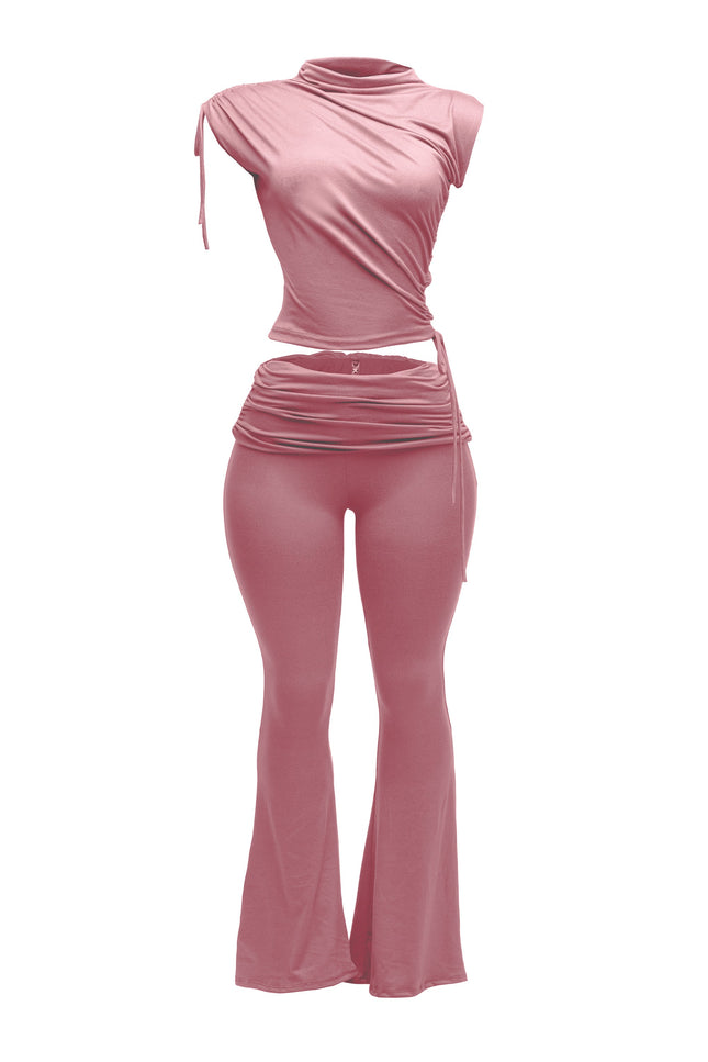 Mock Neck Top and Pant set - Muvin 