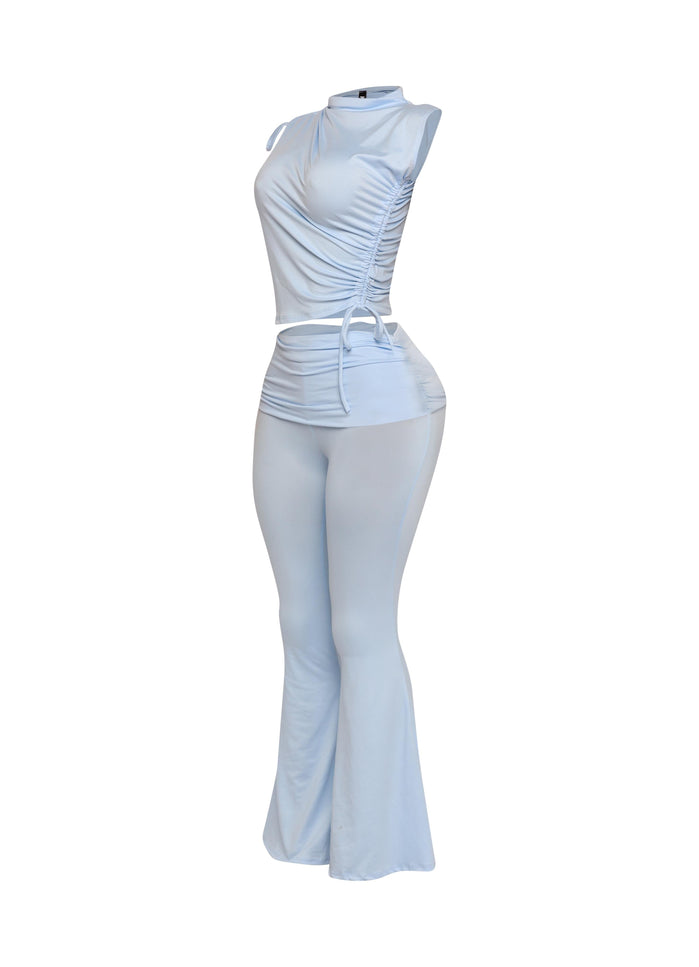 Mock Neck Top and Pant set - Muvin 