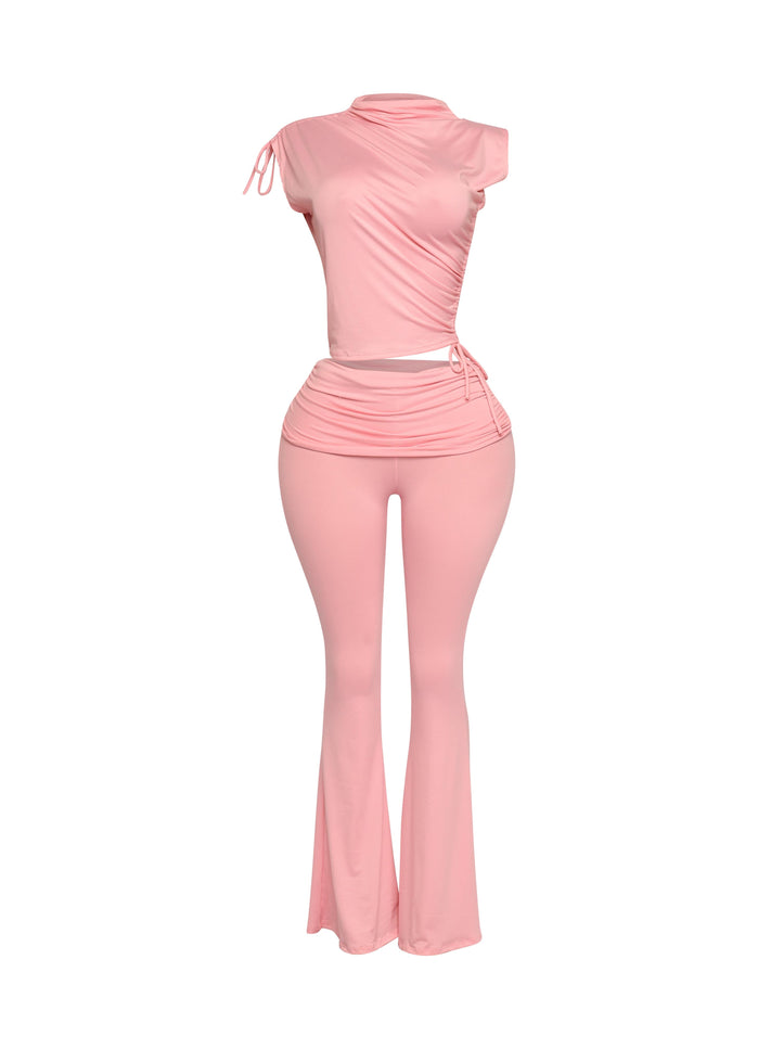 Mock Neck Top and Pant set - Muvin 