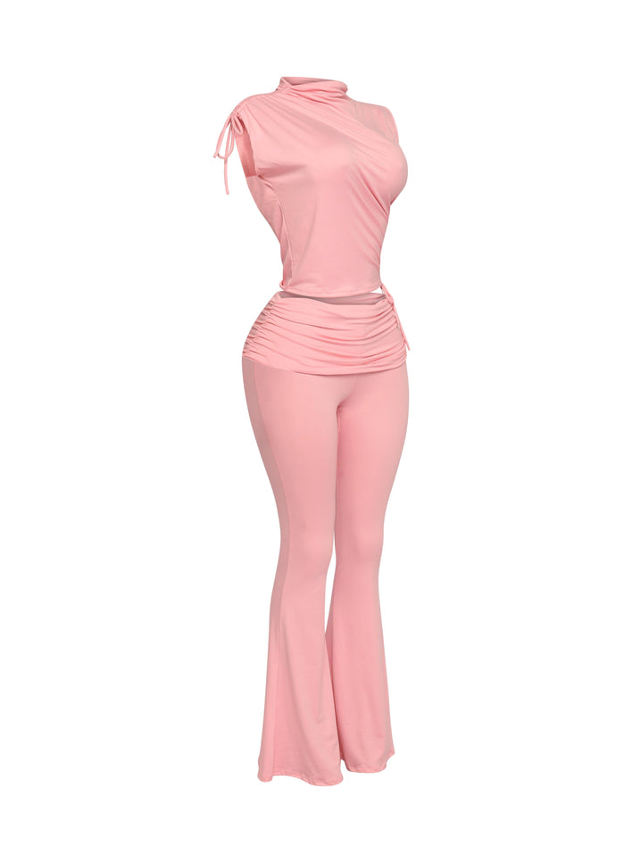 Mock Neck Top and Pant set - Muvin 