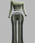 OLIVE/WHITE / S