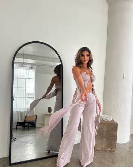 Ruffled top & pants set - Muvin 