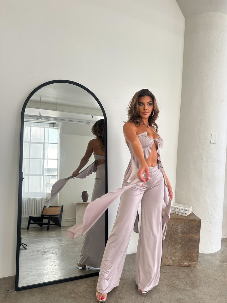 Ruffled top & pants set - Muvin 