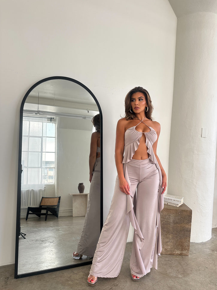 Ruffled top & pants set - Muvin 