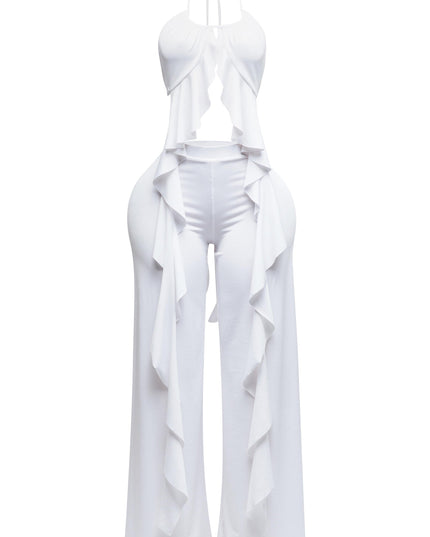 Ruffled top & pants set - Muvin 
