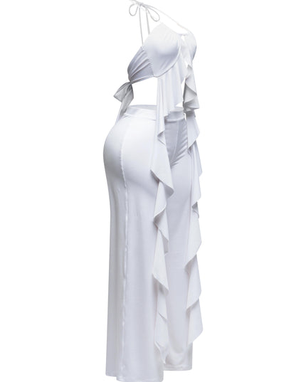 Ruffled top & pants set - Muvin 