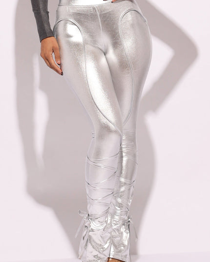 Metallic pants - Muvin 