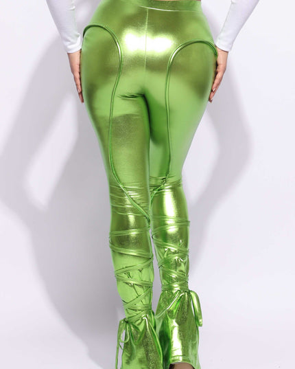 Metallic pants - Muvin 